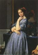 Jean-Auguste Dominique Ingres comtesse d haussonville oil painting reproduction